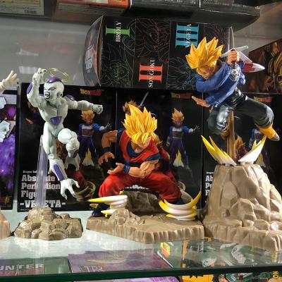 China Cartoon Toy Discount super saiyan super saiyan blue goku and vegeta trunks super saiyan blue action number for sale