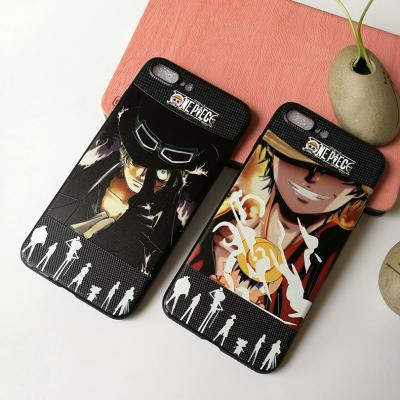 China Beauty Protector Cover Smartphone For iPhone X Cell Phone Shell Luffy Zoro Sanji Nami Mobile Phone Accessories Anime One Piece for sale