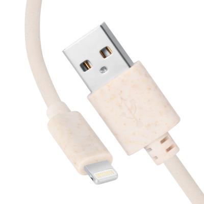 China Original C89 Biodegradable USB A to Lightning 1meter 3ft long MFi Certified New Biodegradable USB Cable for iPhone for sale