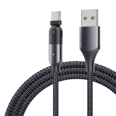 China For OEM USB 2.0 USB A to Huawei USB C Nylon Braided Cable 180 Rotation Data C for sale