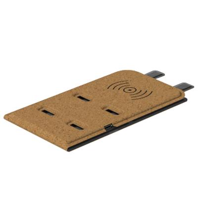 China Universal Wireless Charger Cork Wood Mobile Wireless Charger Cell Phone Phone Charger For Phones for sale