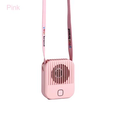 China 2021 Hotel Mini Lanyard Portable Air Conditioner Neck Patented Fan for sale