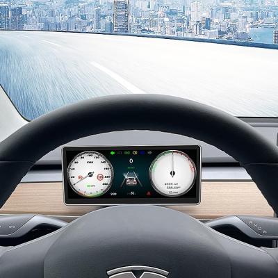 China HANDS-FREE Y LCD Console Style Touch Screen Instrument Dashboard Instrument Meter Car Tesla Model 3 Model 3 Dashboard for sale