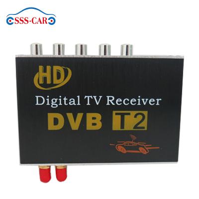 China Dvb T2 dvb-t2 car tuner car dvb T2 tv mpeg4 receiver digital set top box for sale