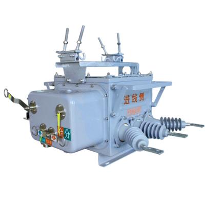 China ZW20-12 3 phase 12KV vacuum distribution 10KV outdoor high voltage manual type overhead line 12kv 630a manual type circuit breaker for sale