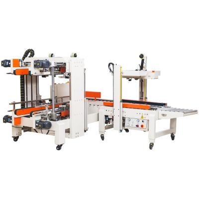 China Automatic Food Carton Packing Machine Assembly Line Box Sealing Machine for sale