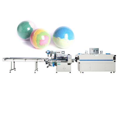 China Fully Automatic High Speed ​​Food Soap Bar Bath Bomb Seal Tunnel Heat Shrink Wrap Machine for sale