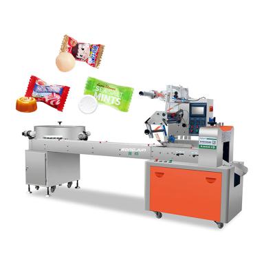 China Gummy Food Pillow Dates Packing Machine Horizontal Line And Candy Packing Line for sale