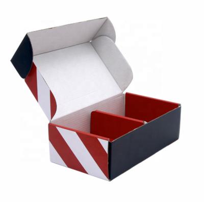 China Airplane Recyclable Box Flat Paper Art Packaging Boxes Packing Customization With Divider Panel for sale