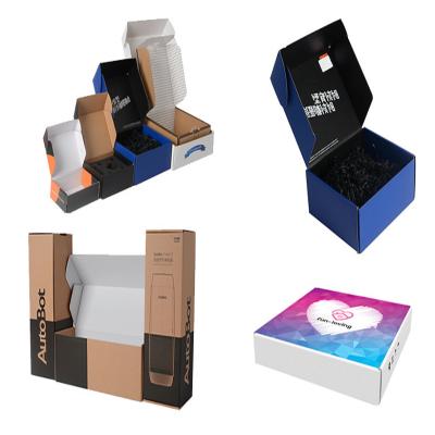 China Paper Airplane Box Recyclable Full Size Packing Shoe Food Mailer Shipping Cardboard Paper Boxes for sale