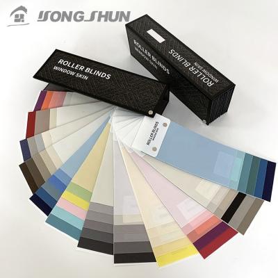 China YONGSHUN Blackout New Design Sample Blinds Fabric Samples Book Cover Textile for sale