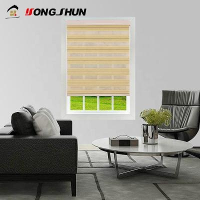 China Customized wholesale high quality minimalist dobby polyester zebra blind fabric for office for sale