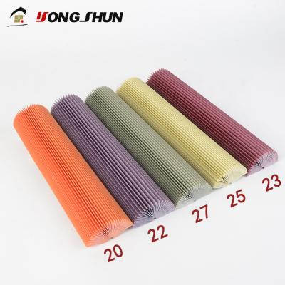 China Popular European Style Window Sash System Honey Comb Fabric Light Blackout Filtering Honeycomb Blinds Cloth for sale