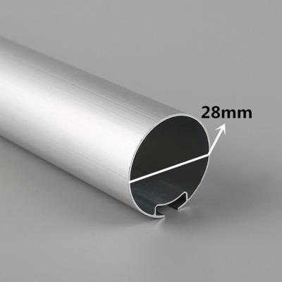 China High Quality Matching Aluminum 30mm Accessories 28mm 48mm Lampshade Tube Components Minimalist For Roller Shades for sale