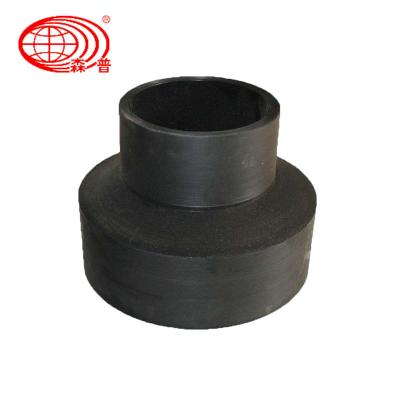 China Used for connection hot melting butt melting pe pipe fittings plastic concentric reducer for sale