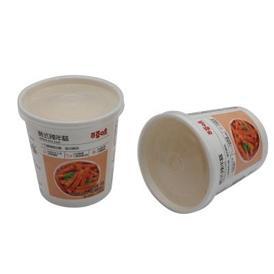 China Hot Selling Disposable Compostable Soup Bowl Salad Paper Box Cheap Biodegradable Soup Paper Cup Bowl for sale