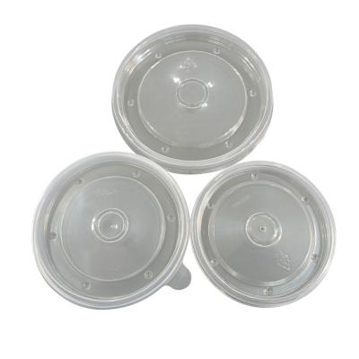 China Cheap Custom Disposable Factory Soup Spill Bowl Cover Biodegradable Cup Lid Plastic Non PET Hot Sale for sale