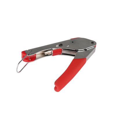 China New F Head Crimping Crimping Pliers Cable Stripping Tightening Pliers Bonding Coaxial Cable Cold Press Clamp RG59 RG6 Cable TV Crimping Tool Set for sale