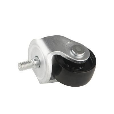 China Threaded Stem PIVOT Caster Swivel TPR Wheel Medium Duty Caster With Brake for sale