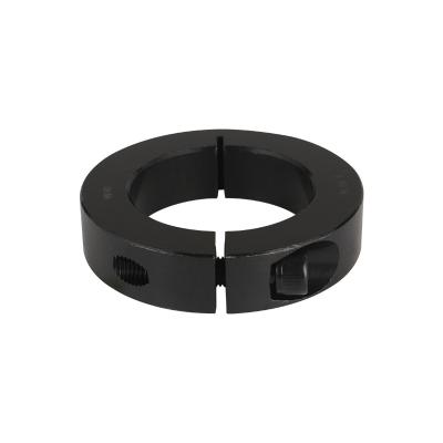 China Black Single Oxide Metal Slot Aluminum Tube And Adjustable Pipe Flange Shaft Clamps For Industrial Tooling for sale