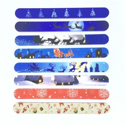 China Professional Wholesale Nail Care New Style Christmas Custom Printed Nail File for sale