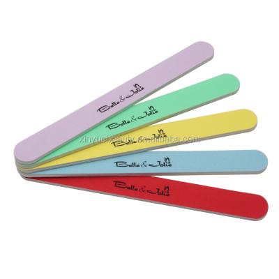 China Double Side Salon Emery Board Custom Printed Nail File for sale