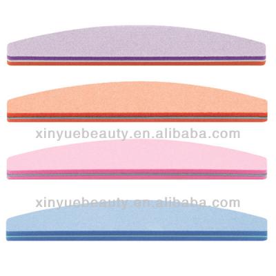 China Korean new design neno color sponge quality sanding nail file for sale