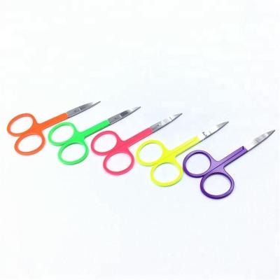 China High Quality Eyebrow Scissors Stainless Steel Kids Eyebrow Scissors for sale