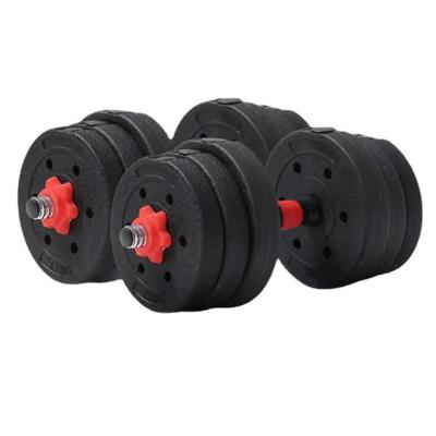 China Custom Home Use Dumbbell and Barbell Set with Adjustable Handle Dumbbell Weights for Home Gym Exercise for sale