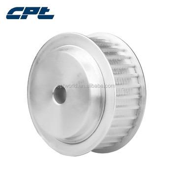 China Factory Manufacturer Aluminum Synchro Pulley High Strength Type - 2 Flanges With Hub Pulley for sale