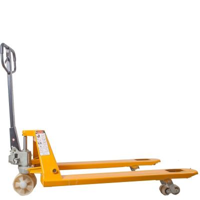 China Hotels handle pallet forklift factory price hydraulic manual hand pallet truck forklift for sale