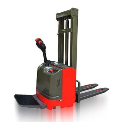 China Hotels Factory Price Stand Up Forklift Electric Drive Full Hydraulic Electric Stacker for sale