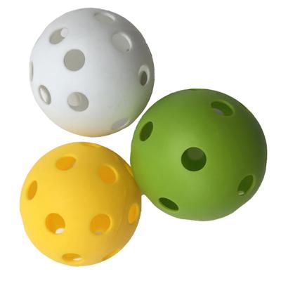 China High Quality Cheap Price PE Pickleball Balls Outdoor Indoor Use for sale