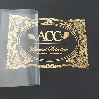 China Waterproof Custom Logo Sticker Nickel Metal Transfer Sticker Metal Transfer Sticker for sale