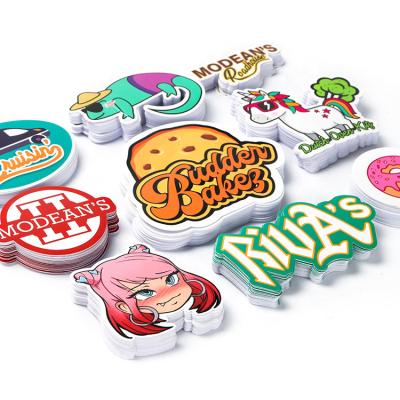 China Waterproof Company Design Labels Cartoon Sticker Waterproof Logo Adhesive Label Printing Custom Die Cut Holographic Vinyl Sticker Sheet for sale