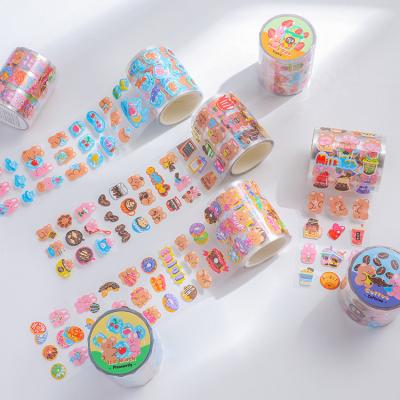 China Transparent washi tape stickers PET maker personalizada washi tape waterproof custom cinta tape with BSCI for sale