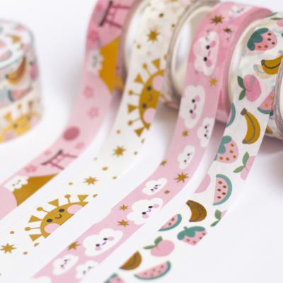 China Custom Waterproof 4m Washi Tape Japan Waterproof Decorative Gift Supplies Tear-able Washi Tape Stickers Show Fruit Washi Tape China Supplier for sale