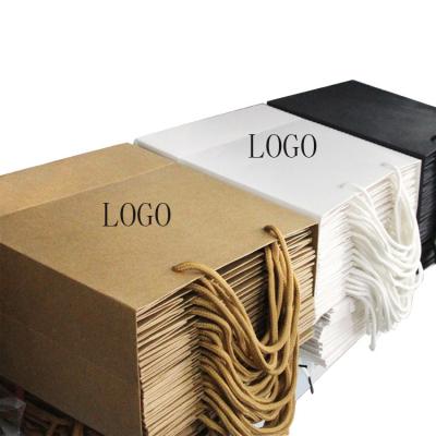 China China Recyclable Supplier Customized Factory Custom Paper Packaging Bags With Logo Paper Bag Logo for sale