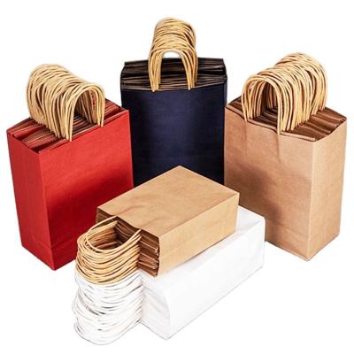 China Recyclable Full Color Recyclable Kraft Paper Bags For Packaging for sale