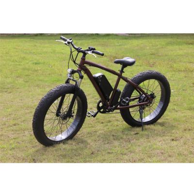 China Multifunctional 26 Inch Fat Tires Bike Now 21 Speed ​​Mountain EBike Road Bicycle 36V 10.4AH 26*4.0 Electric Snow Bike for sale