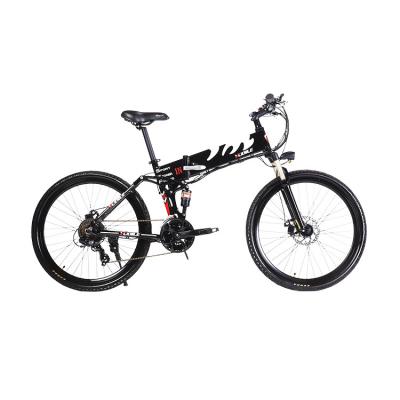 China 2019 new design aluminum alloy 26 inch folding mountain c bike electric cross bicycle for sale