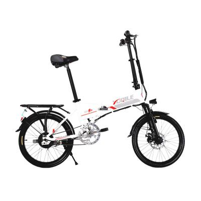 China Aluminum Alloy High Power 250W Rear Motor Gear Folding Bike Electric Bicycle for sale