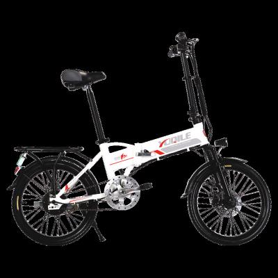 China Aluminum Alloy Youth Motorcycle Folding Electric Bike 20 Inch SHIMANO Electric Bicycle for sale