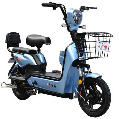 China New 48v 12a multifunctional cheap electric bike with turn signal light 350W 500W electric bicycle for sale