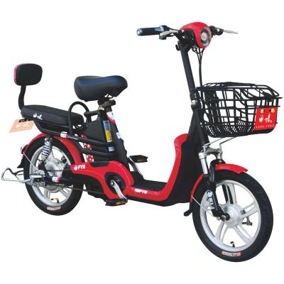 China Carbon steel long range electric bicycle cheap price electric bicycle 250W 350w 500w ebike with good suspension for sale