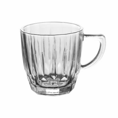 China Viable New Pattern Fishscale Clear Custom Clear Classic Transparent Drink Logo Coffee Mug for sale