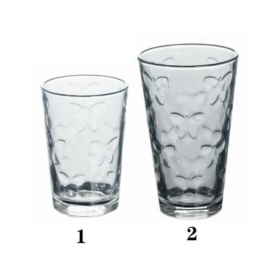 China 8oz High Resistance High Temperature Clear Straight Ball Water Mug For Restaurant Drink Glass 200ml With Classic Cheap Price for sale