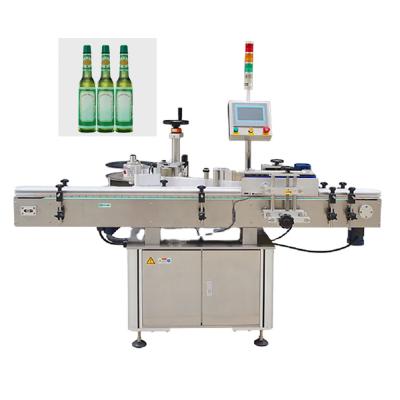 China Best Food Price Customized Labeler Automatic Glass Plastic Round Bottle Can Knock Sticker Labeling Machine for sale