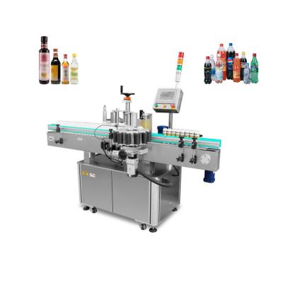 China High Accuracy Automatic Food Fix Setting Sauce Beverage Water Round Bottle Adhesive Labeling Machine for sale