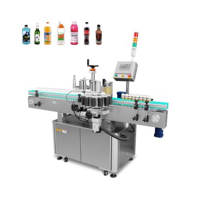 China Food Low Cost High Accuracy Fully Automatic Circular Positioning Labeling Machine For Round Bottle Jar for sale